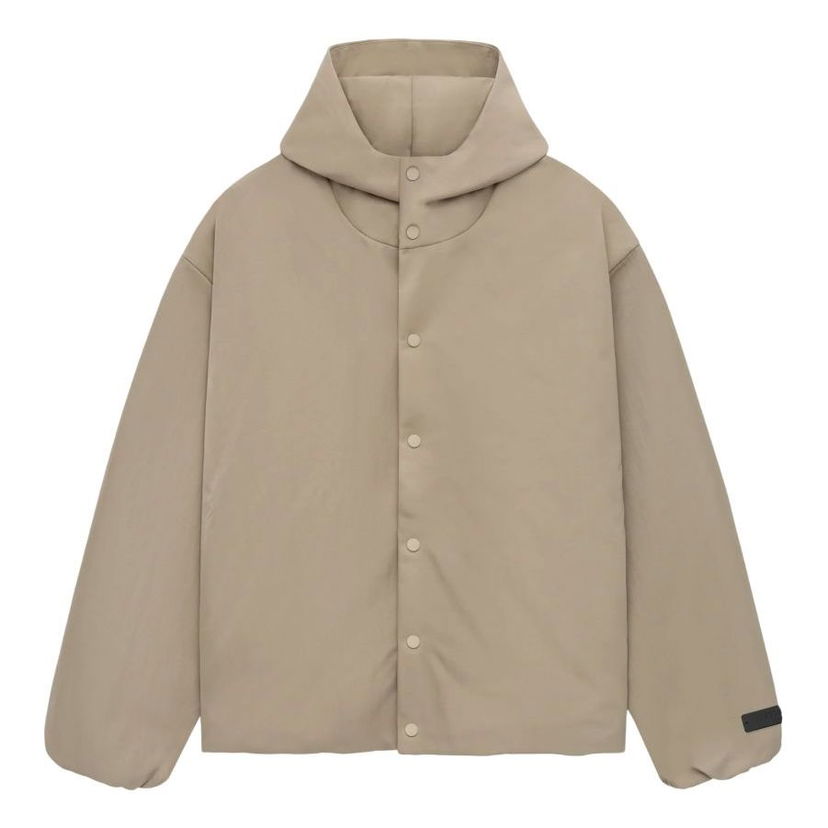 Яке Fear of God Fear of God Essentials Hooded Coach Jacket Бежово | 202HO246377F