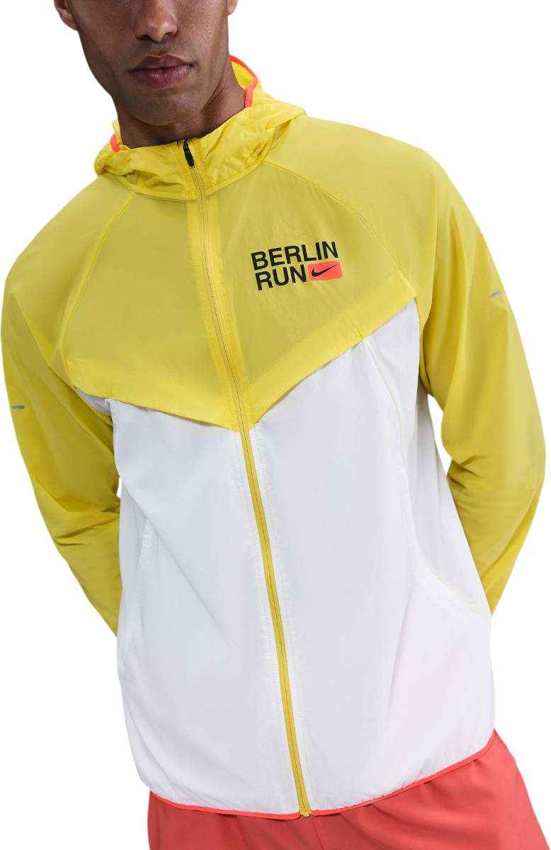 Яке Nike Nike Stride Berlin Marathon Hooded Jacket Жълто | ih4068-100, 0