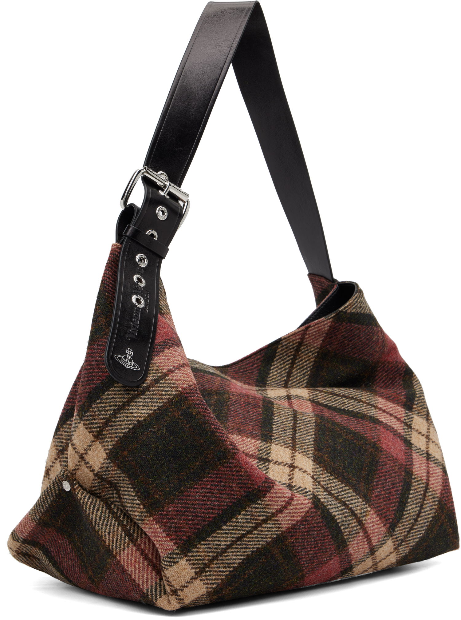 Голяма пазарска чанта Vivienne Westwood Plaid Wool Maxime Large Tote Многоцветен | 4601000BW-W018D-, 1