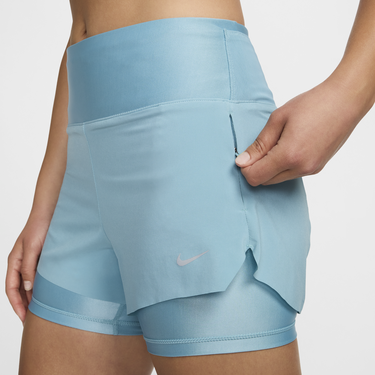 Къси панталони Nike 8cm Dri-FIT Swift 2 v 1 Синьо | DX1029-464, 4