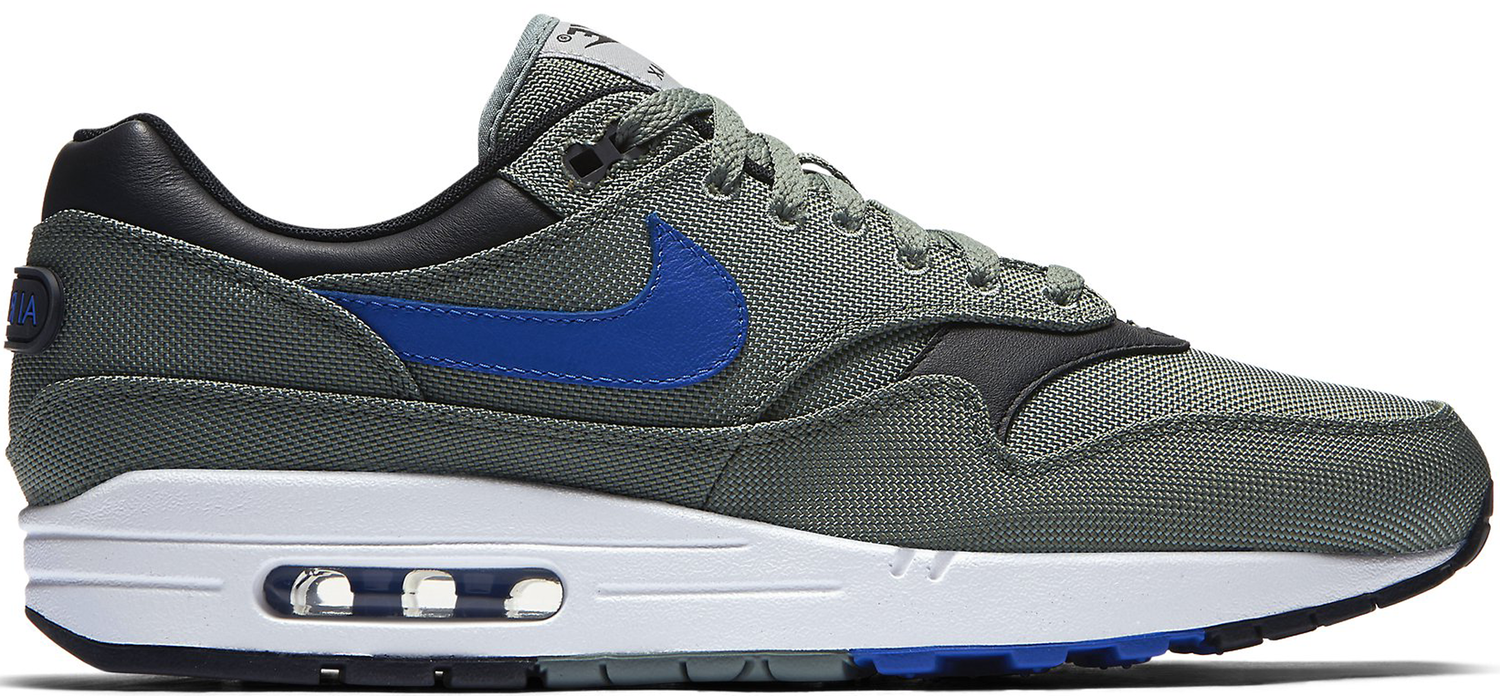 Кецове и обувки Nike Air Max 1 Air Max 93 Logo Clay Green Сиво | 875844-300, 0