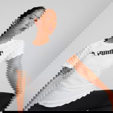 Тениска Puma Fit Logo Trainings-T-Shirt Бяло | 522181_02, 0