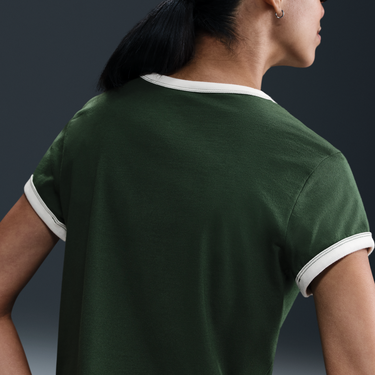 Съкратен топ Nike Sportswear Ringer Short Sleeve T-Shirt Зелено | IF4072-323, 1