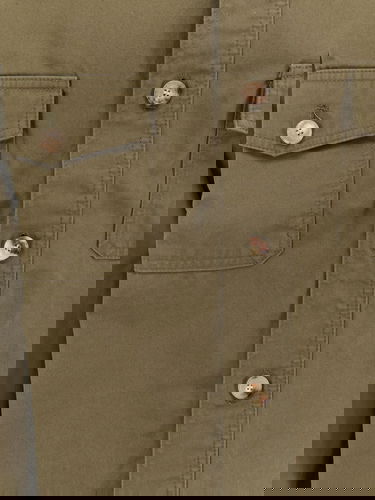 Риза Saint Laurent Saint Laurent Button-Down Shirt Зелено | 816396Y03JC3007, 2