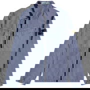 Brushed Cotton Canvas Zip Overshirt