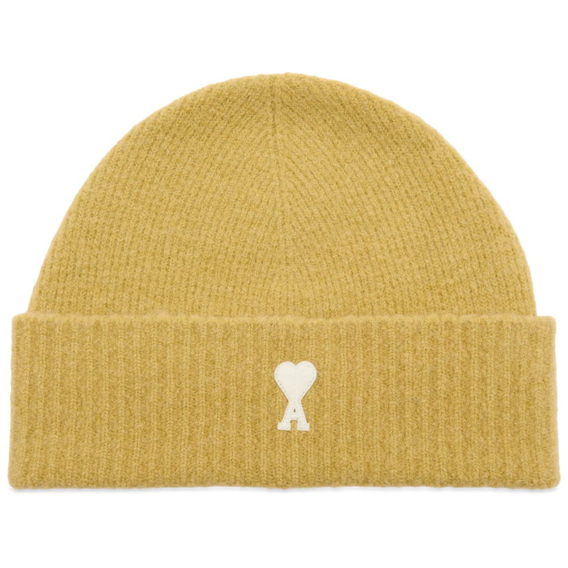Шапка AMI AMI Paris Alpaca Knit Beanie Жълто | H25UBO005-KN0135-3993H25