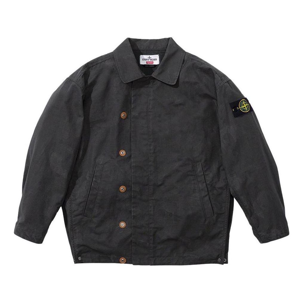 Яке Supreme Supreme Stone Island Reactive Camo Ripstop Jacket Черно | SUP-SS22-719, 0