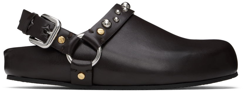 Облекло Stella McCartney Stella McCartney Elyse Studded Clogs Черно | 810444AP0250