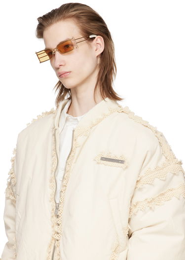 Слънчеви очила Feng Chen Wang Feng Chen Wang Bamboo Sunglasses Жълто | SSE-WS01-001, 3