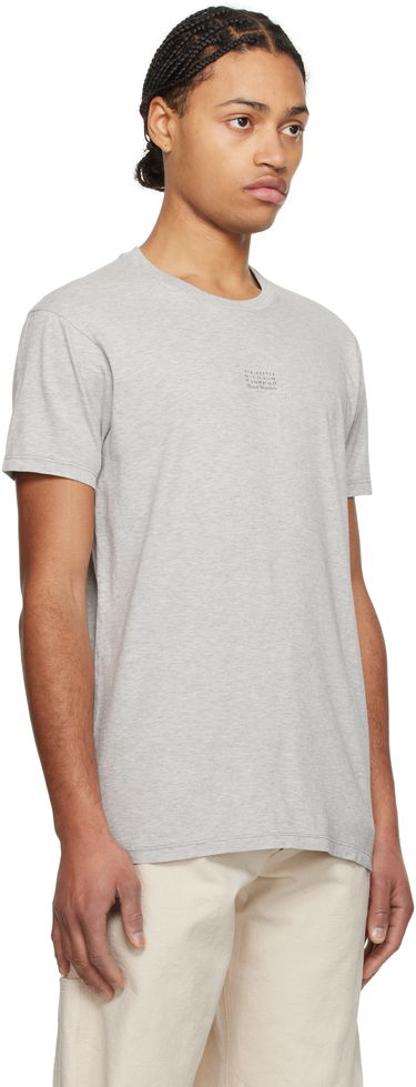 Тениска Maison Margiela Maison Margiela Stamp Logo T-Shirt Сиво | S50GC0706 M20086, 1