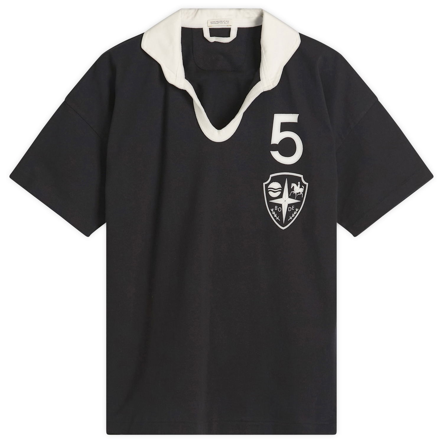 Поло тениска Bode Bode Recreation Polo Черно | MRS25CS006-BLACK, 1