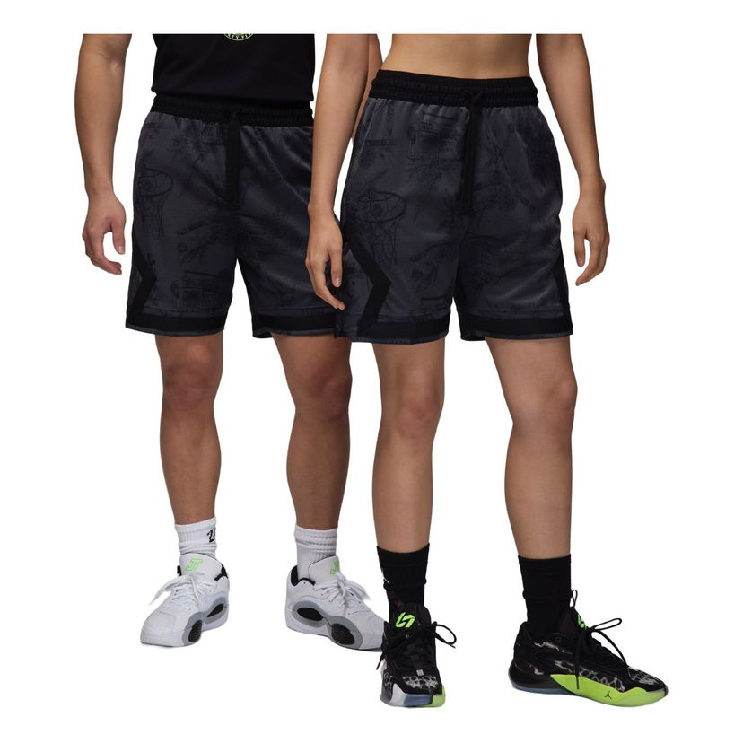 Къси панталони Jordan Jordan Sport Dri-FIT Graphic Diamond Basketball Shorts Черно | FV8615-010