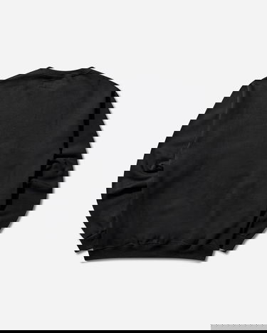 Суитчър WACKO MARIA Tim Lehi Flaming Text Crewneck Sweatshirt Черно | 25FW-WMC-SS12 BLACK, 2