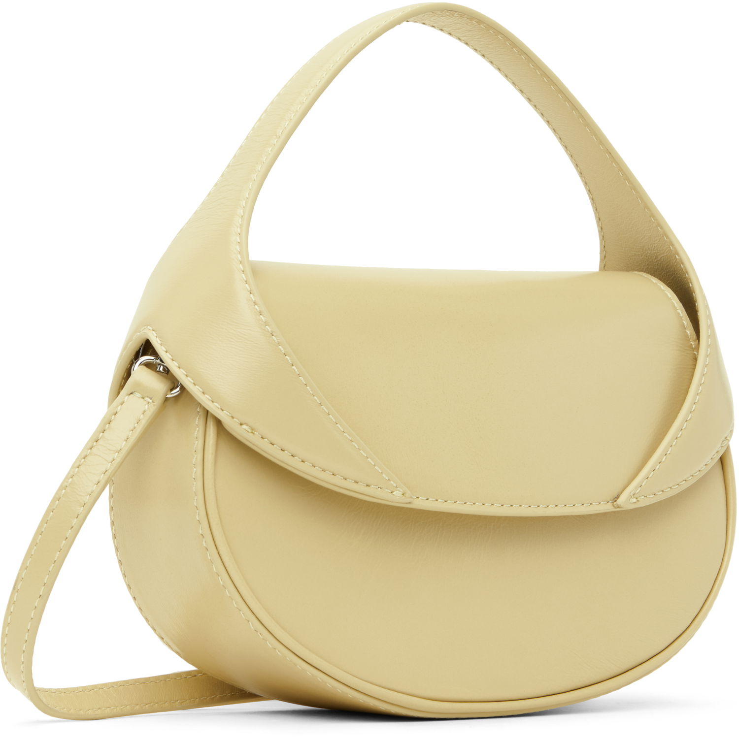 Дамска чанта BY FAR Leather Shoulder Bag Жълто | MWBTH008LL002BG032PL, 1