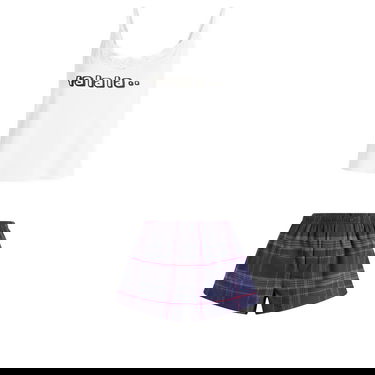 Пижама SKIMS CPFM Sleep Lace Cami & Flannel Short Sleep Set Fa La La Plaid Многоцветен | ST-SST-10056W-MFA, 0