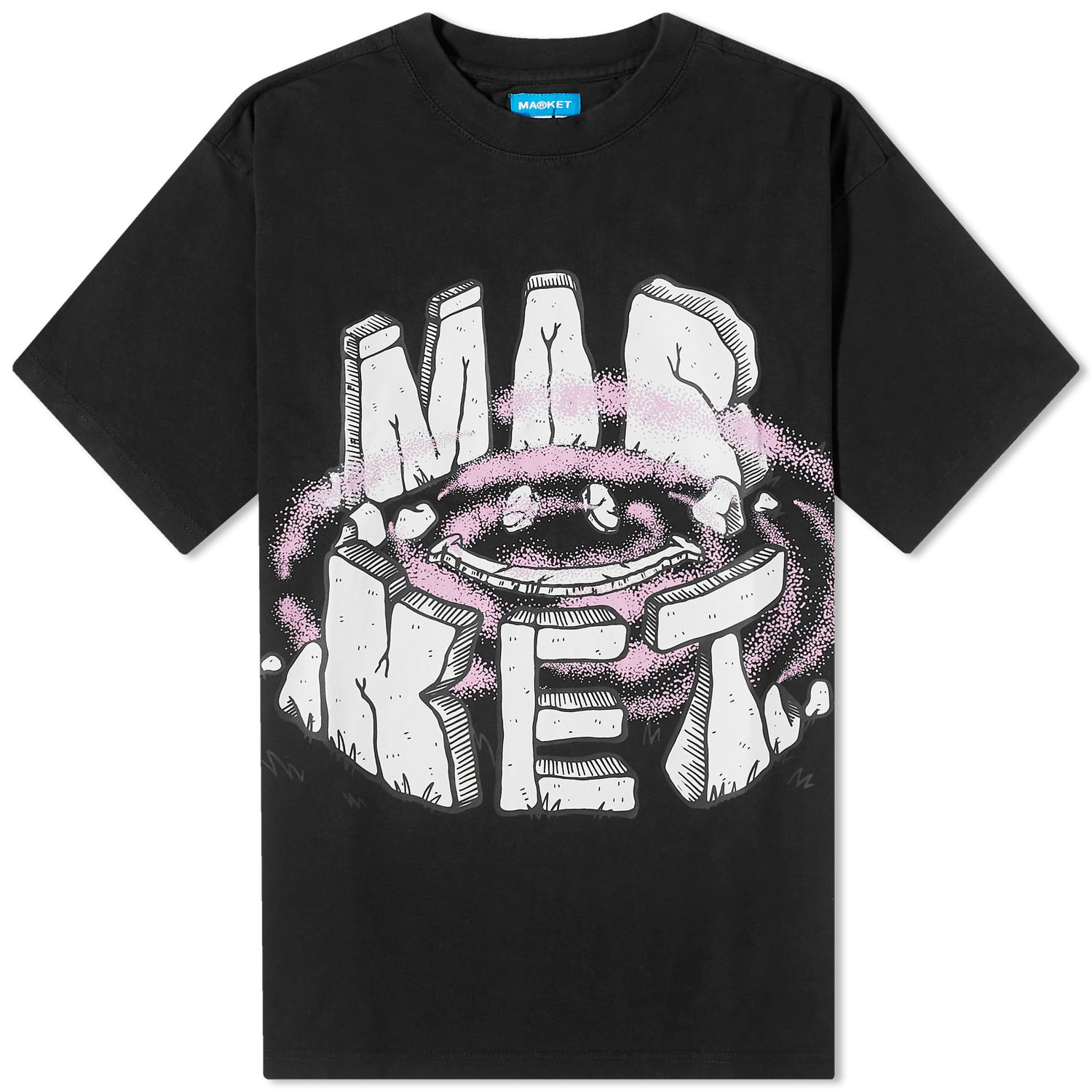 Тениска MARKET Smiley Portal T-Shirt Черно | 399001551-BLK, 0
