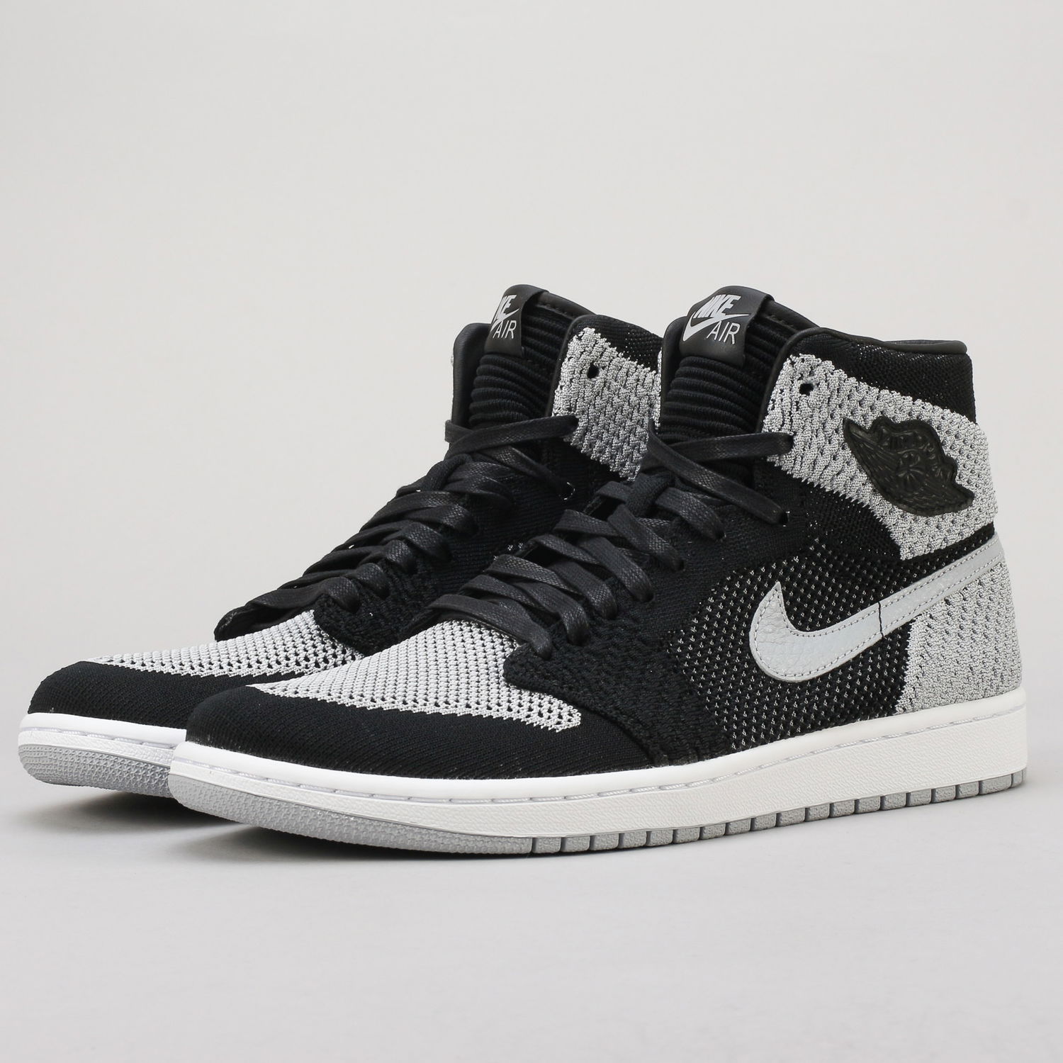 Кецове и обувки Jordan Air Jordan 1 Retro High OG Flyknit "Shadow" Черно | 919704-003, 1