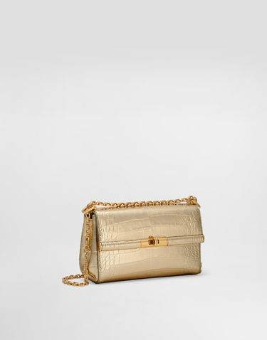 Дамска чанта Dolce & Gabbana Dolce & Gabbana Mini Marlene City Crossbody Bag Металик | BB7766A2C9189157, 2