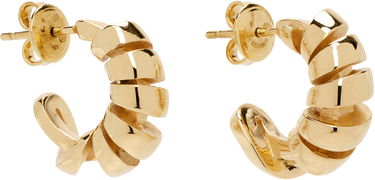 Обеци Bottega Veneta Twist Gold Earrings Жълто | 804860 VAHU0, 1