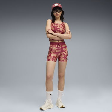 Къси панталони Puma PUMA x SAYSKY Geometric Pattern Short Running Tights Бургунди | 527834_90, 3