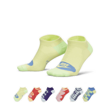 Чорапи Nike Everyday Lightweight No-Show (6 párů) - Бежово | FB3281-903, 0