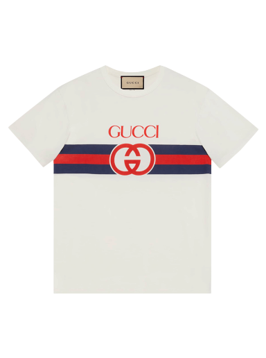 Тениска Gucci Interlocking G T-Shirt Бяло | 548334 XJET1 9095