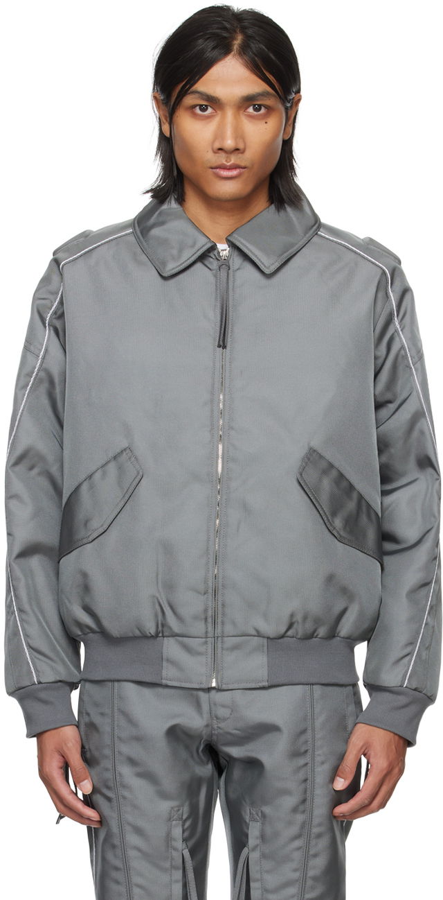 Lock Stitched Bomber Jacket