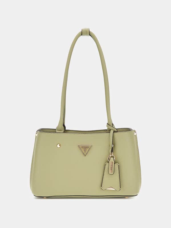 Дамска чанта GUESS Studded Shoulder Bag Зелено | HWBG8778090, 0
