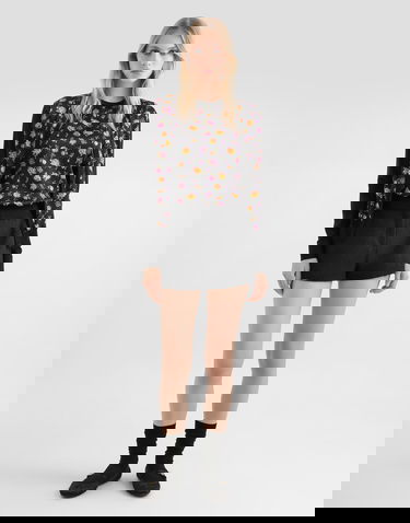 Потник Dolce & Gabbana Small Rose Bouquets-print Silk Tank Top Многоцветен | FXT06TJBSOPHN5XR, 1