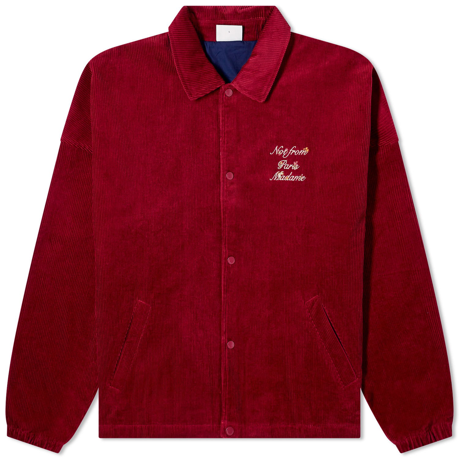 Яке бомбър Drôle de Monsieur Drole de Monsieur Corduroy Jacket Бургунди | C-JT161-CO062-BX, 0
