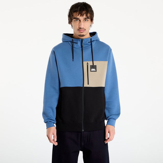 Vick Color-Blocked Full-Zip Hoodie
