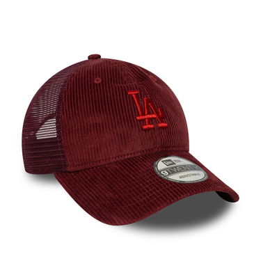 Шапка с козирка New Era Cord 9TWENTY LA Dodgers Adjustable Cap Бургунди | 60691099, 2