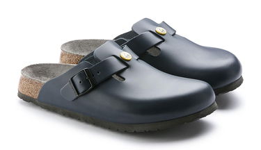 Кецове и обувки Birkenstock Boston ESD Natural Leather Черно | 61380, 3