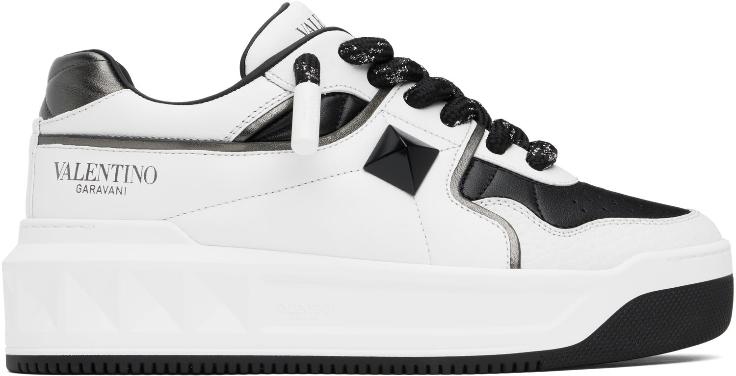 Кецове и обувки Valentino Valentino Garavani One Stud XL Nappa Leather Low-Top Бяло | 6Y2S0G37WRI, 0