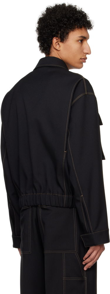 Яке Jil Sander Jil Sander Flap Pocket Jacket Черно | J22SW0036_J70001, 2