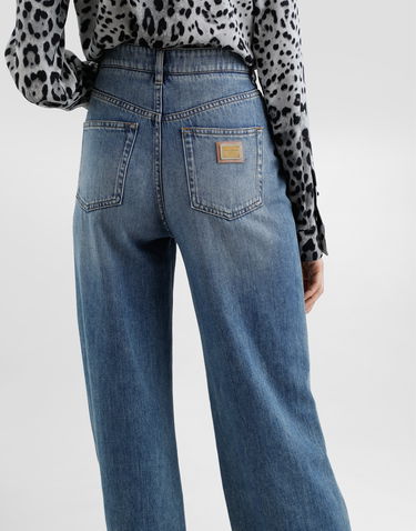 Дънки Dolce & Gabbana Dolce & Gabbana Cigarette Jeans Синьо | FTC79DG8MM2S9001, 3