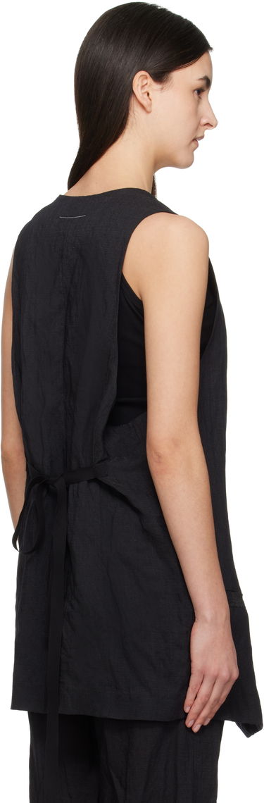 Жилетка Maison Margiela MM6 Maison Margiela Crinkled Tailoring Vest Черно | S52FB0093 M35253, 2