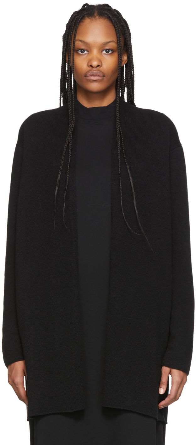 Пуловер The Row Fulham Wool Long Cardigan Черно | 5584-Y187, 0