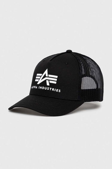 Шапка с козирка Alpha Industries Cap Черно | 186902.03, 0