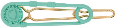 Значка Versace Versace Safety Pin Hair Clip Зелено | 1006259_1A00635, 0