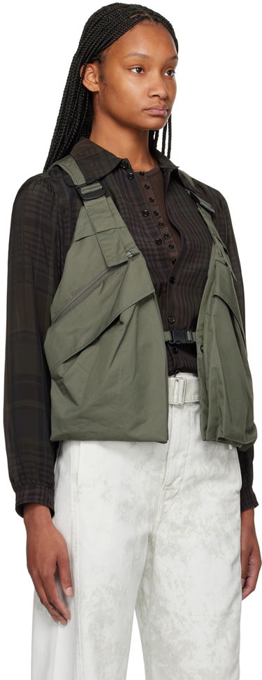Жилетка LEMAIRE Utility Vest Зелено | OW1078 LF1226, 1
