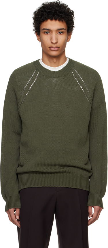 Пуловер Jil Sander Jil Sander Seamless Sweater Зелено | J22GP0237_J15432, 0