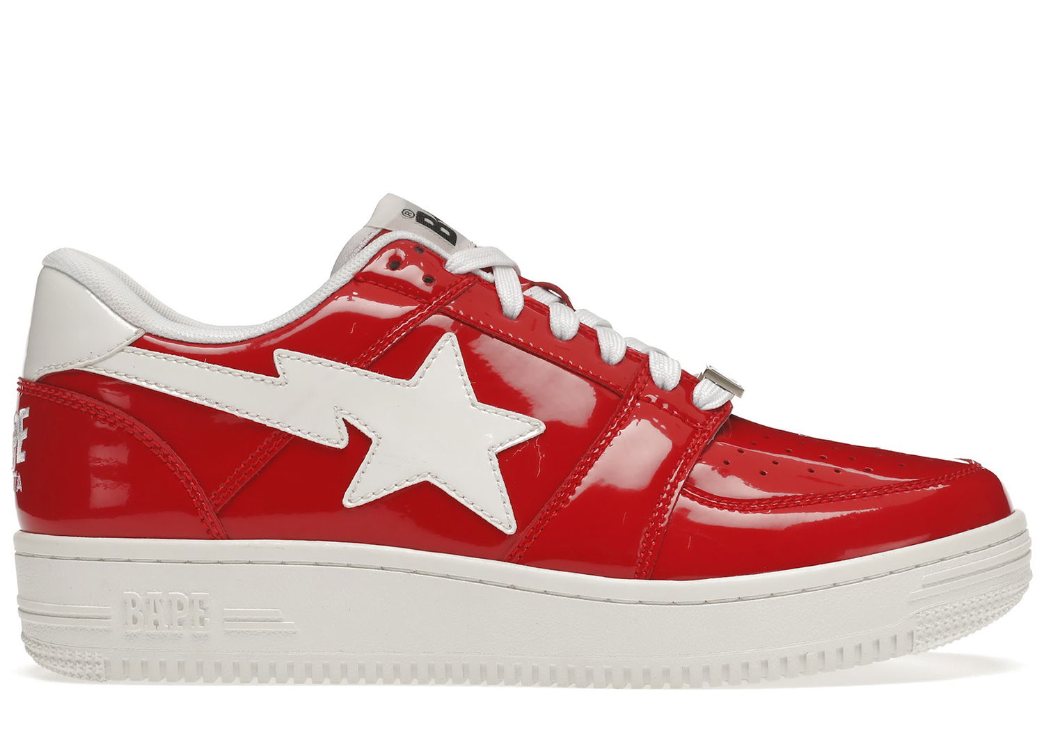 Кецове и обувки BAPE Bape Sta Low "Patent Red" Червено | 1G30191010 RED, 0