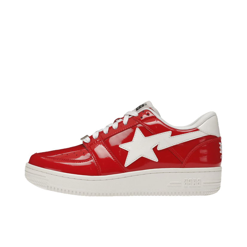 Кецове и обувки BAPE Bape Sta Low "Patent Red" Червено | 1G30191010 RED