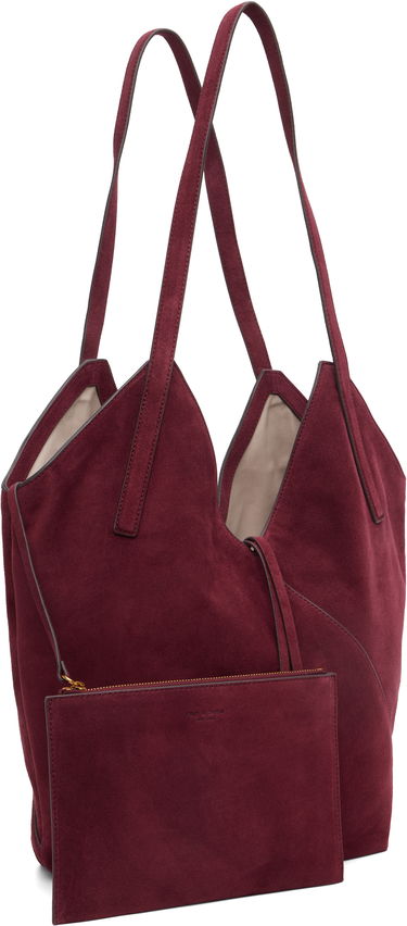 Голяма пазарска чанта rag & bone Rag & Bone Alix Suede Tote Bag Кафяво | SD100823, 4