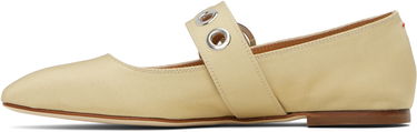 Грижа за обувките Aeyde Aeyde Uma Eyelet Mary-Jane Ballerina Flats Бежово | A11-FL-RKLS08FL159-SS25-957-069, 2