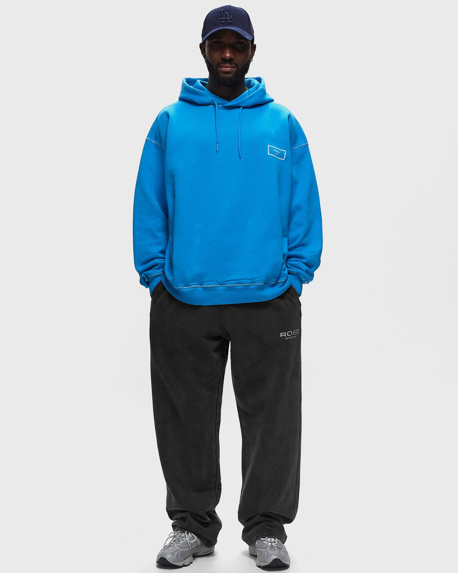 Суитчър Martine Rose CLASSIC HOODIE Синьо | 602JS01500B-BLU, 1