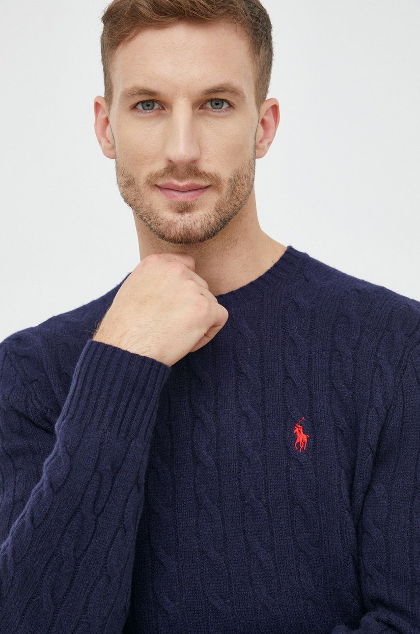 Пуловер Polo by Ralph Lauren Jersey Pullover Тъмно синьо | 710876762002, 0
