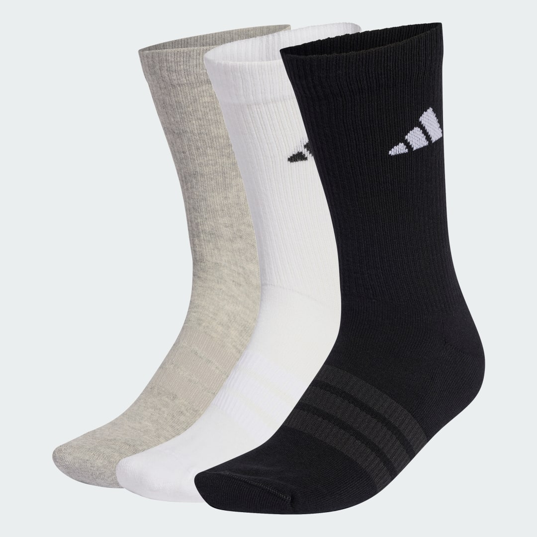 Чорапи adidas Performance Sporty Padded Crew Socks 3 Pairs Pack Многоцветен | KC9624, 0
