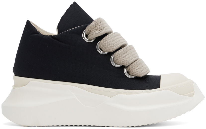 Кецове и обувки Rick Owens Porterville Jumbo Laced Abstract Low Черно | DS02D2845 MUPAW2